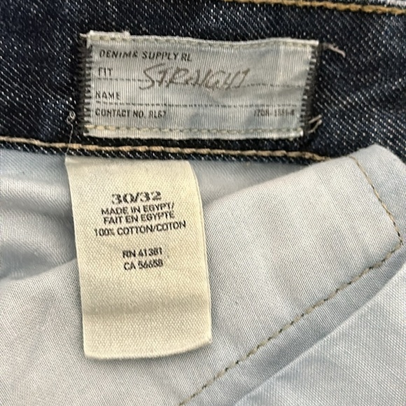 Denim & Supply Ralph Lauren Straight Fit Denim Jeans size 30x32 - Picture 2 of 4